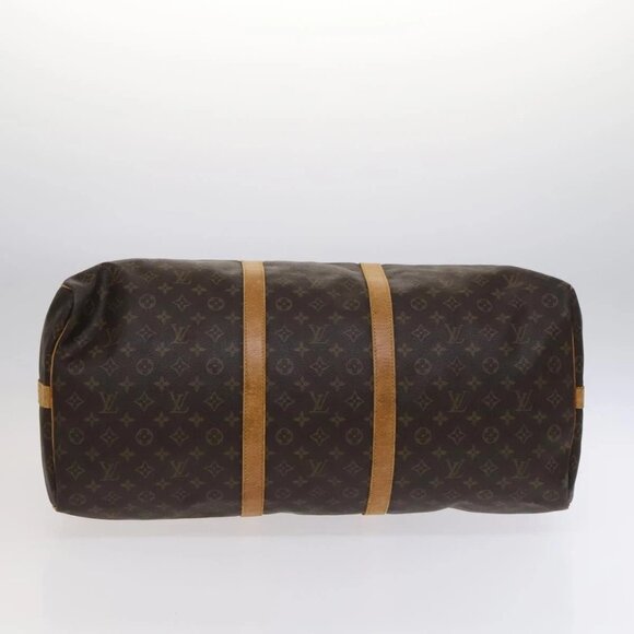 LOUIS VUITTON Monogram Keepall Bandouliere 60 Boston Bag M41412 LV Auth 113099 - Picture 5 of 15